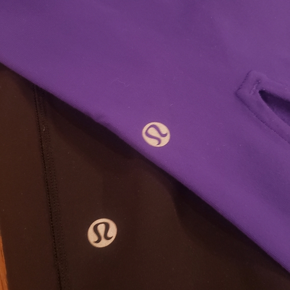 Purple Lululemon Flare Capri - Picture 4 of 4
